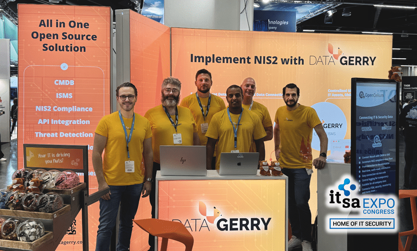 DataGerry team at it-sa 2025