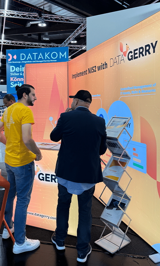 Christian Michel from the DataGerry team at it-sa 2025